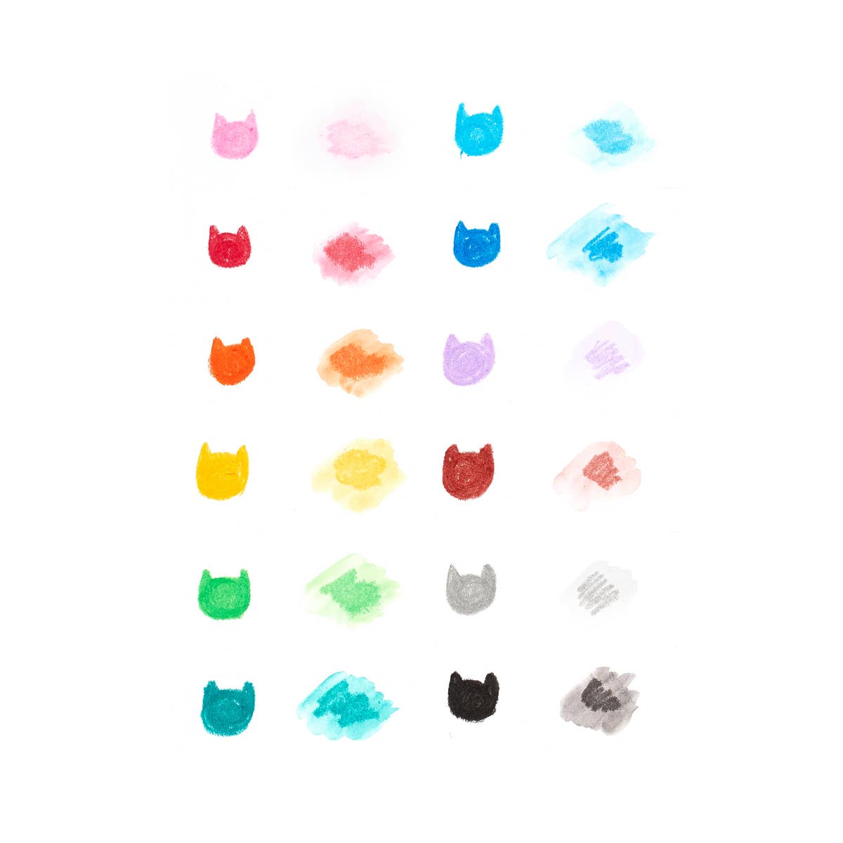 OOLY - Cat Parade Gel Crayons - Set of 12 OOLY -better made easy-eco-friendly-sustainable-gifting