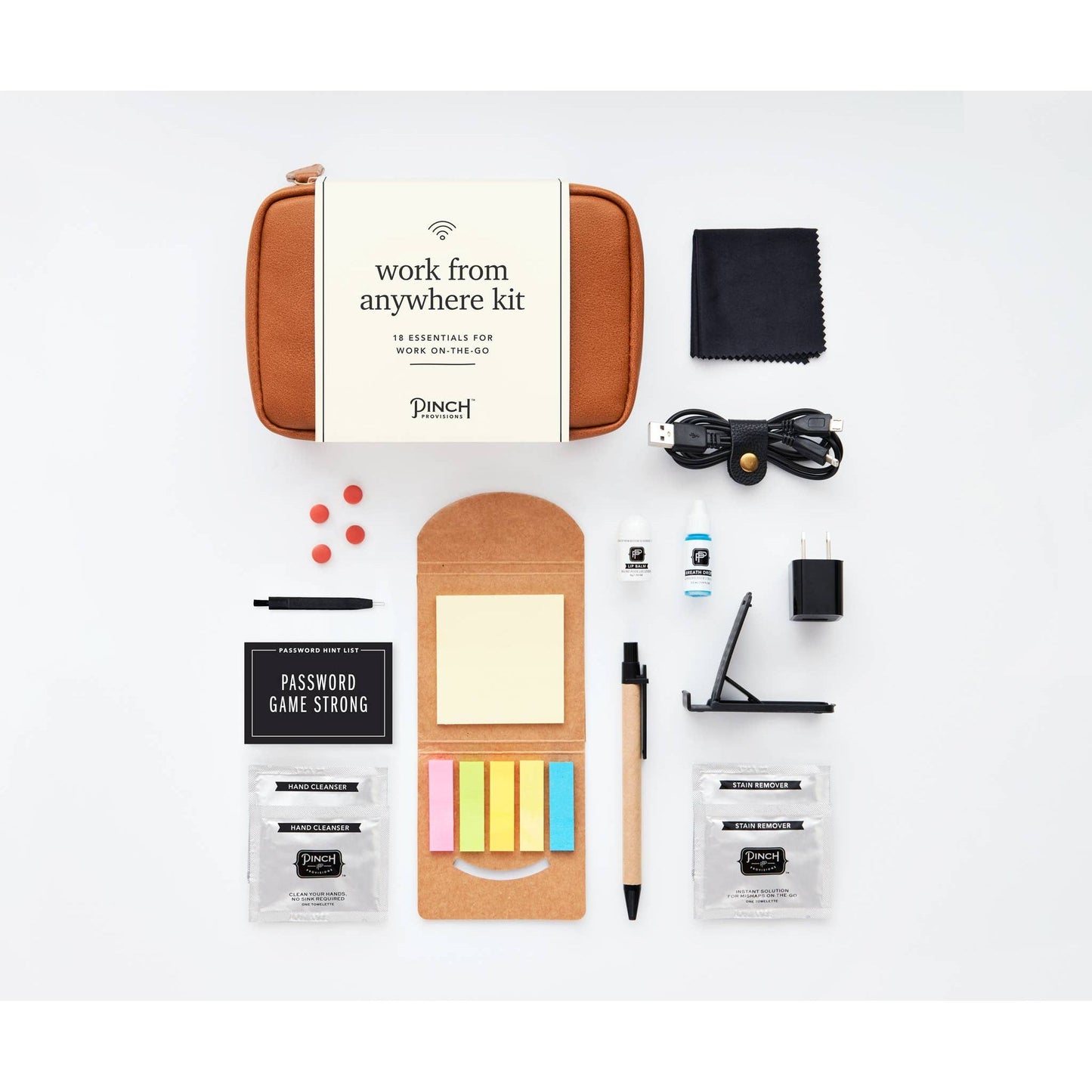 PINCH Provisions - Work from Anywhere Kit | Cognac  Pinch Provisions   -better made easy-eco-friendly-sustainable-gifting