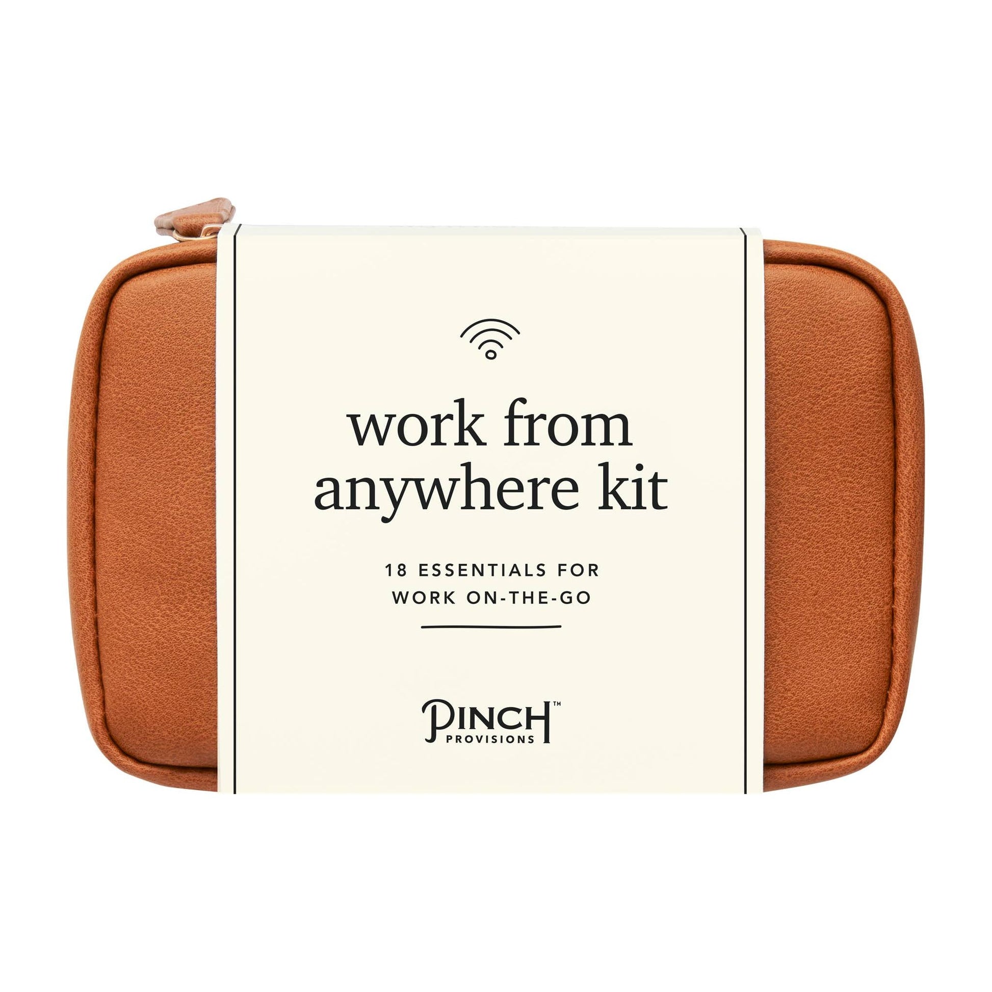 PINCH Provisions - Work from Anywhere Kit | Cognac  Pinch Provisions   -better made easy-eco-friendly-sustainable-gifting