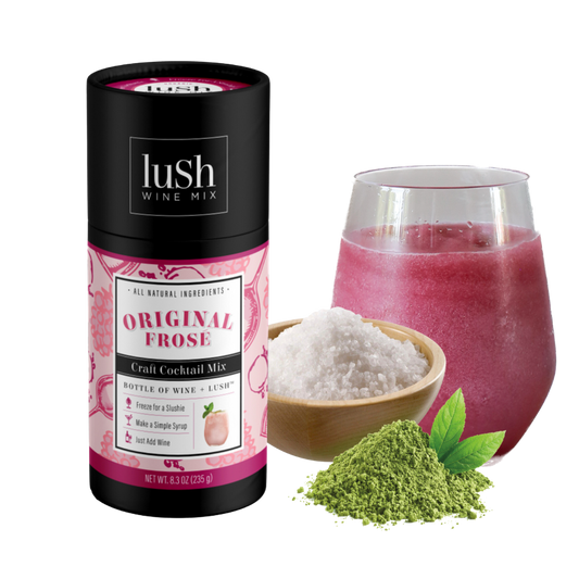 Lush Wine Mix - Original Make your Own Frose' Wine Slushie - cocktail and mocktail mix 🍷  Lush Wine Mix   -better made easy-eco-friendly-sustainable-gifting