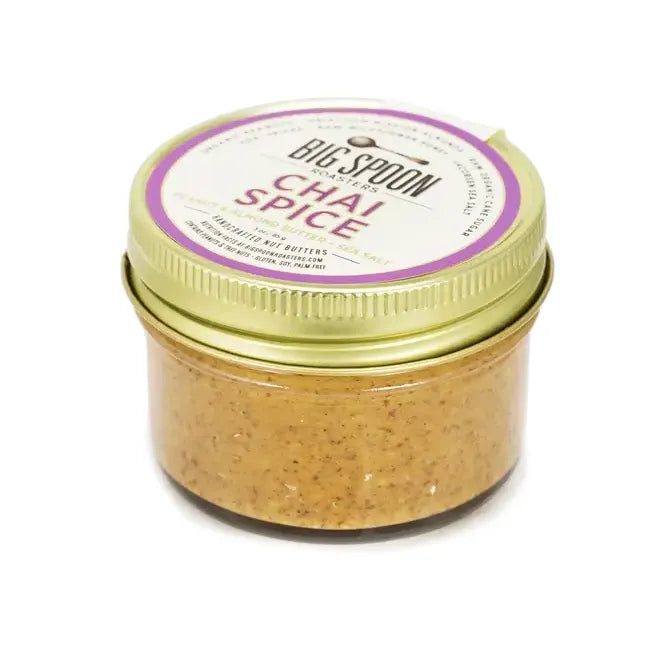 Big Spoon Roasters - Chai Spice Peanut & Almond Butter Big Spoon Roasters 3oz Jar -better made easy-eco-friendly-sustainable-gifting