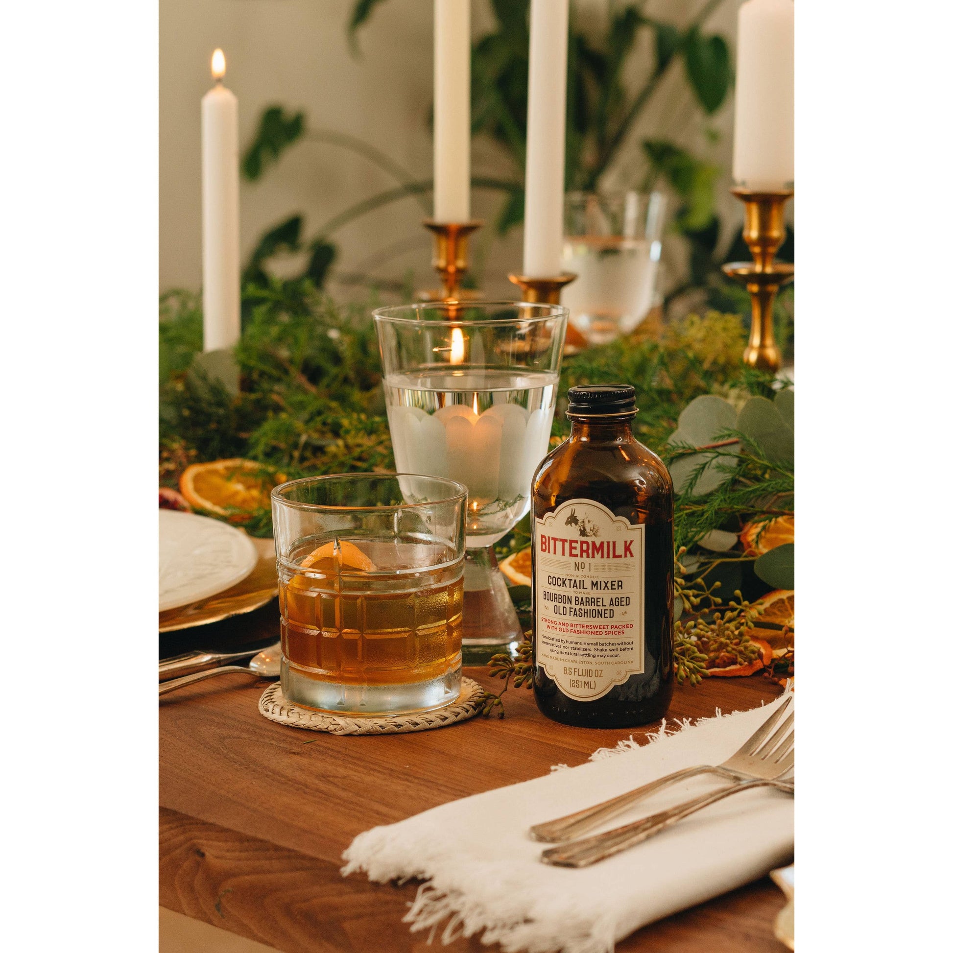 Bittermilk Bottling Co. - Bittermilk No.1 - Bourbon Barrel Aged Old Fashioned Bittermilk Bottling Co. -better made easy-eco-friendly-sustainable-gifting