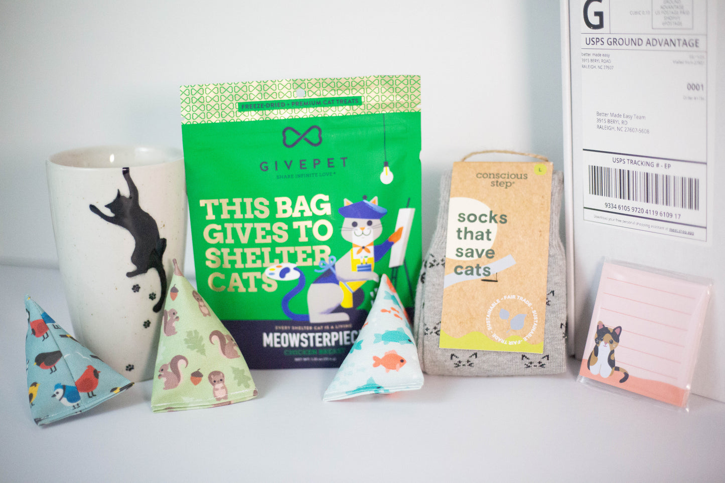Cat Lover's Better Gift Box better made easy -better made easy-eco-friendly-sustainable-gifting