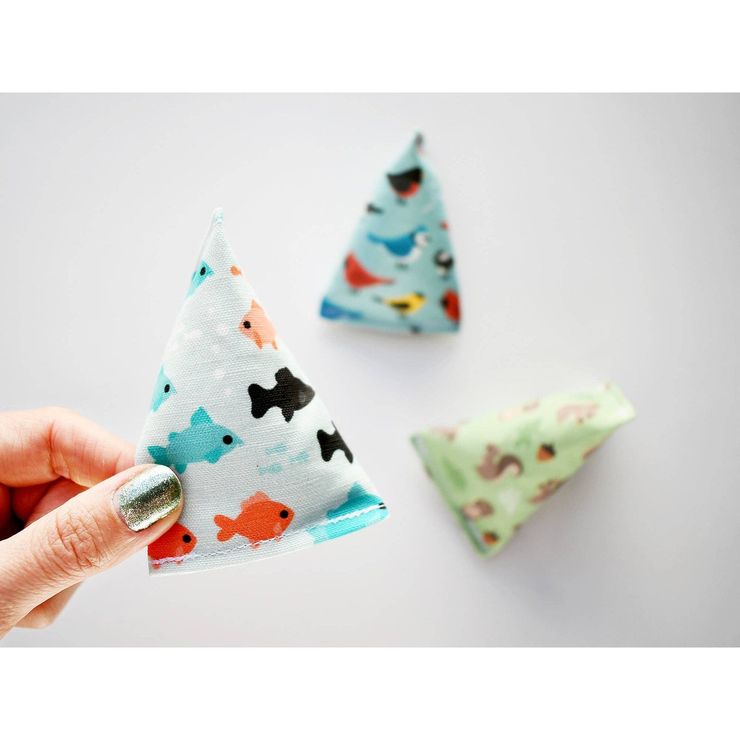 Chester and Pearl - Catnip Crinkle Pouncers Cat Toys - cat TV Chester and Pearl -better made easy-eco-friendly-sustainable-gifting