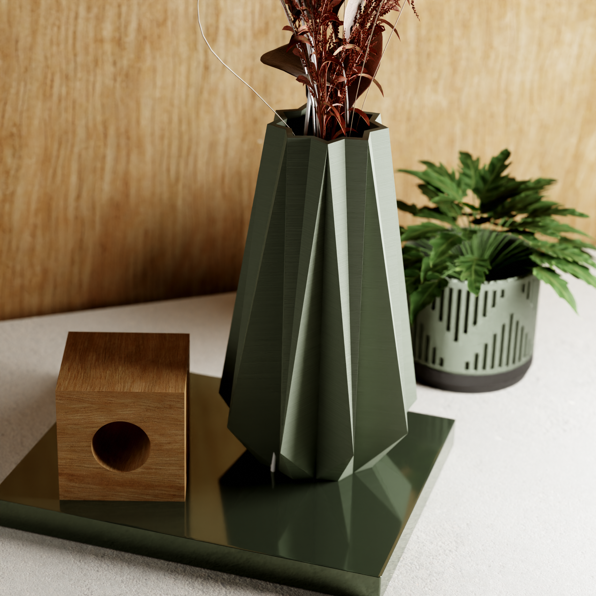Modernized Pottery - eco-friendly TIMBER Vase  Modernized Pottery   -better made easy-eco-friendly-sustainable-gifting