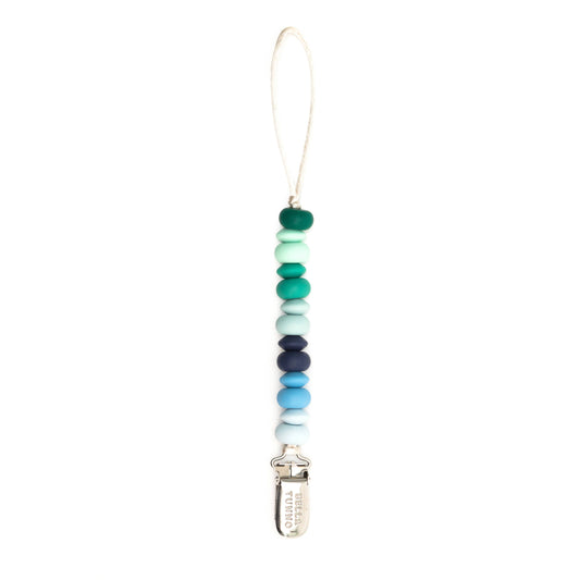Bella Tunno - Multi Color Blues Pacifier Clip Bella Tunno -better made easy-eco-friendly-sustainable-gifting