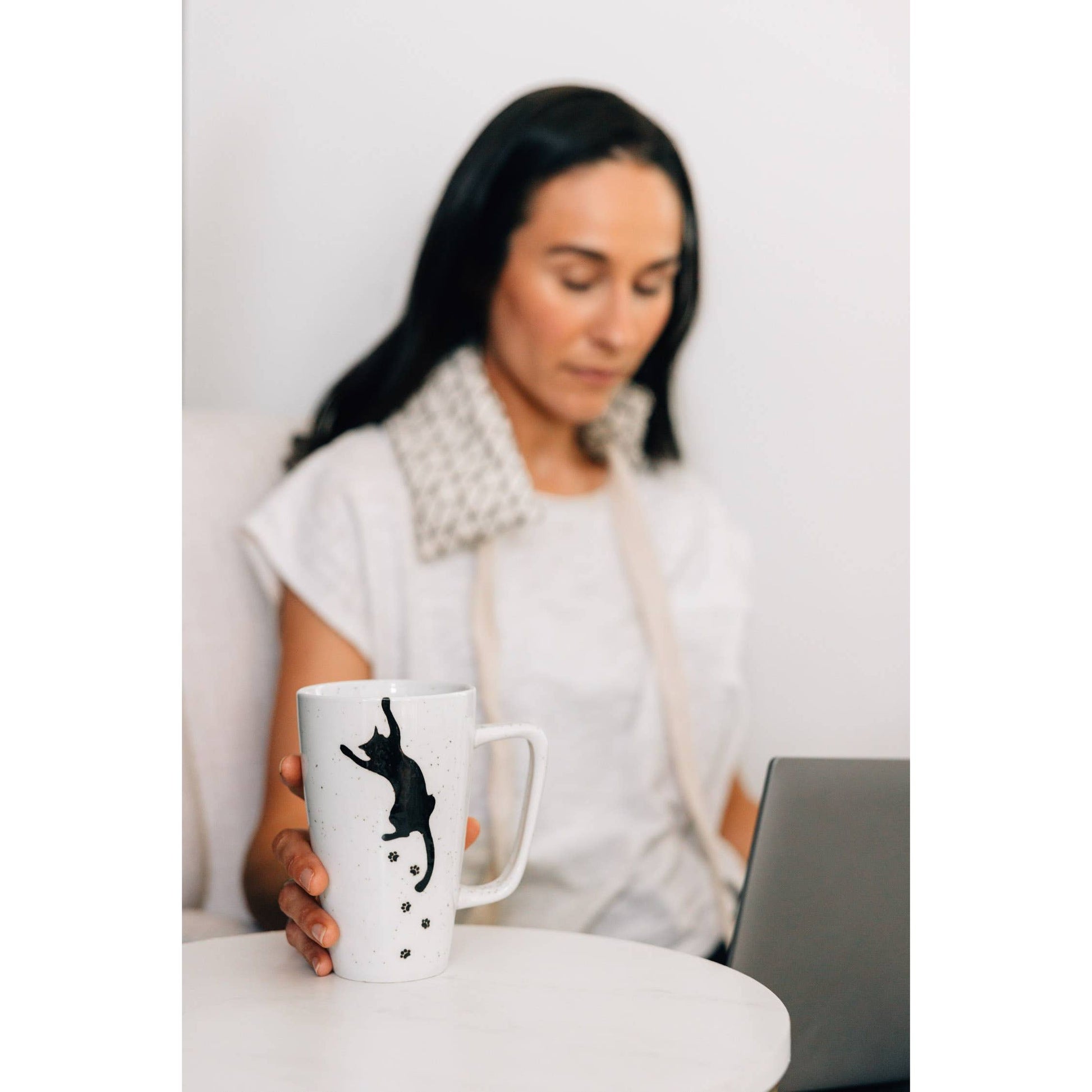 Ten Thousand Villages - Kitty Prints Mug  Ten Thousand Villages   -better made easy-eco-friendly-sustainable-gifting