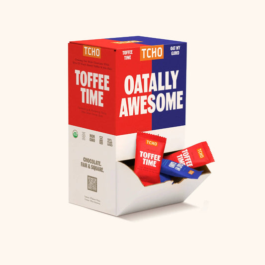 TCHO - Oatally Awesome, Snacking Bite-Sized Chocolate TCHO -better made easy-eco-friendly-sustainable-gifting