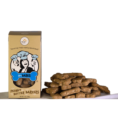 Peanut Butter Barker  arcBARKS Dog Treat Company   -better made easy-eco-friendly-sustainable-gifting