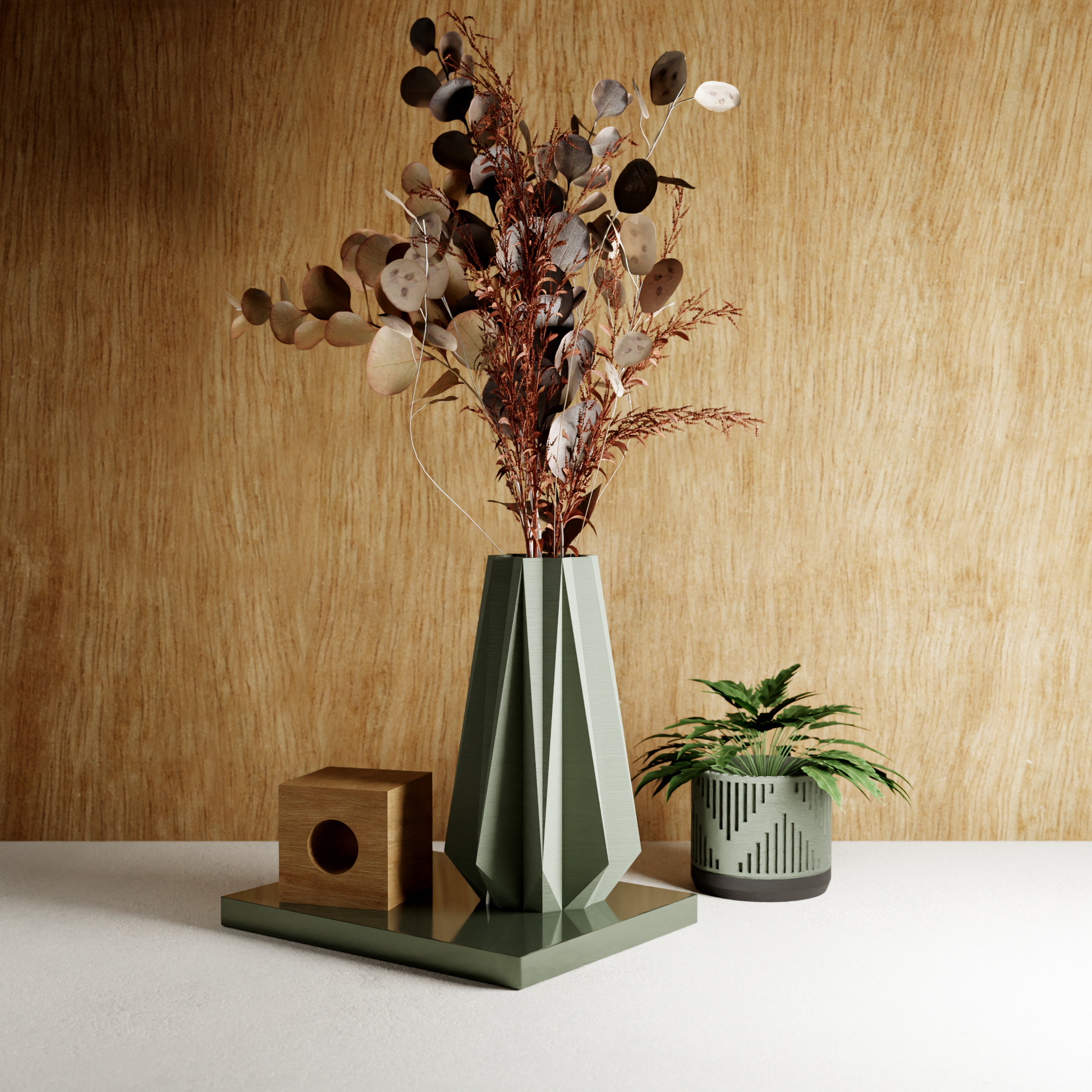 Modernized Pottery - eco-friendly TIMBER Vase  Modernized Pottery   -better made easy-eco-friendly-sustainable-gifting