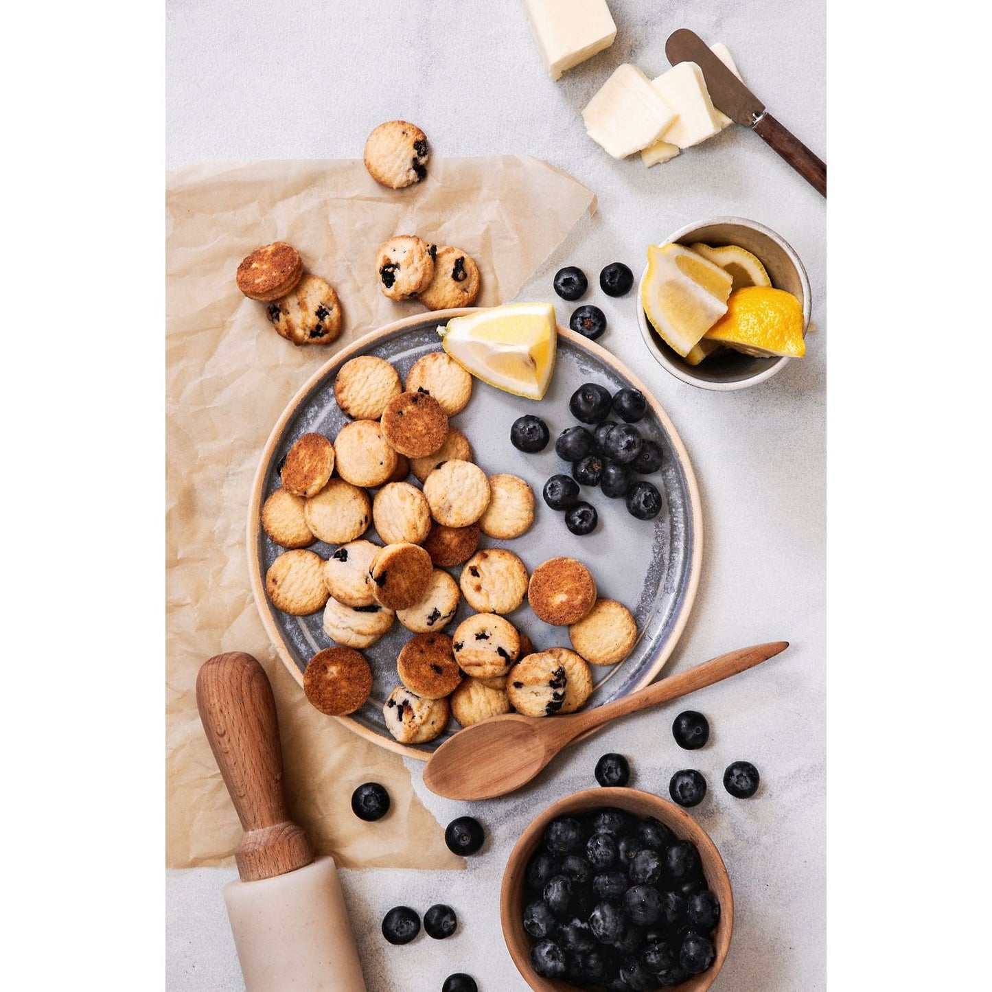 Memaw's Blueberry Shortbread Cookies 1 in 6 Snacks- Carolina Kettle chips- Rustic Roots -better made easy-eco-friendly-sustainable-gifting