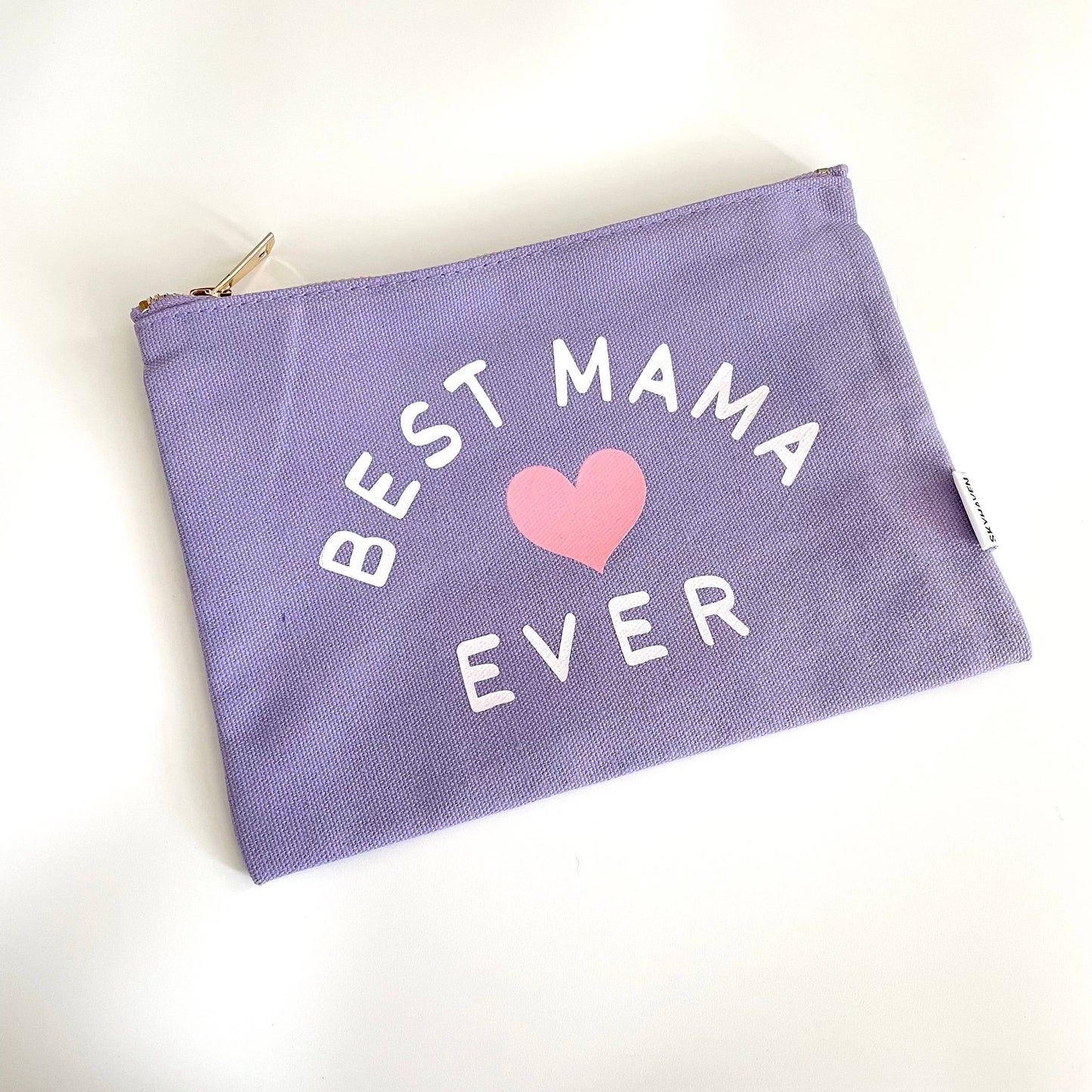 Properly Improper - Best Mama Ever Canvas Pouch Canvas Pouch Properly Improper -better made easy-eco-friendly-sustainable-gifting