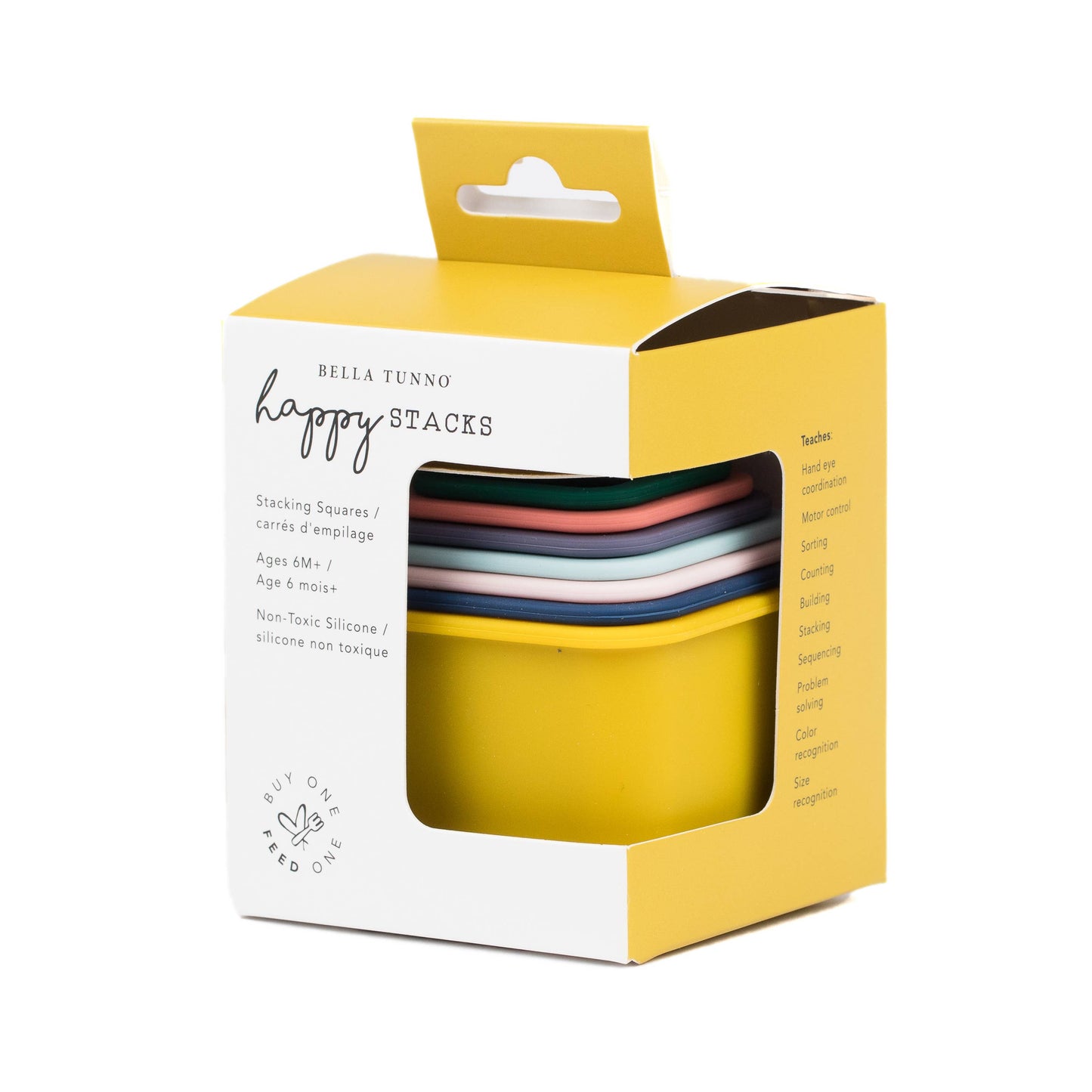 Bella Tunno - Modern Brights Happy Stacks - a gift that gives a meal Bella Tunno -better made easy-eco-friendly-sustainable-gifting