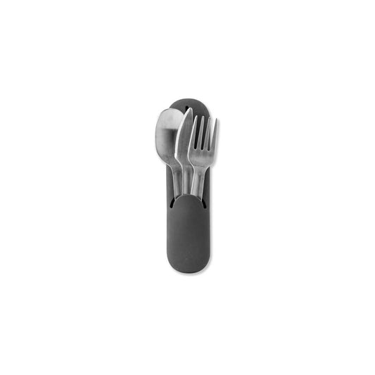 FINAL SALE - Porter Reusable Utensils Set in Silicone Carry Case  W&P Charcoal  -better made easy-eco-friendly-sustainable-gifting