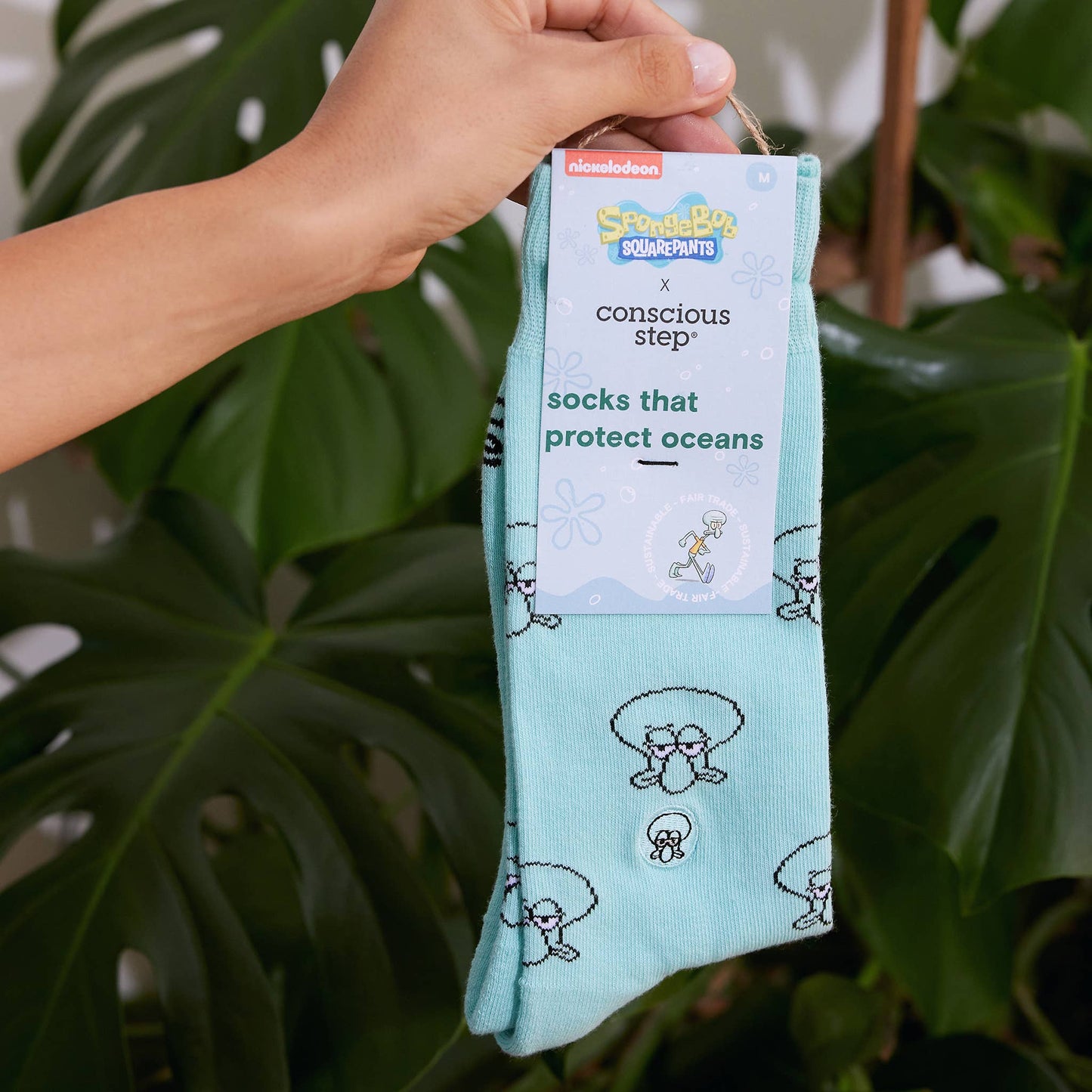 Conscious Step - Squidward Socks that Protect Oceans Conscious Step -better made easy-eco-friendly-sustainable-gifting