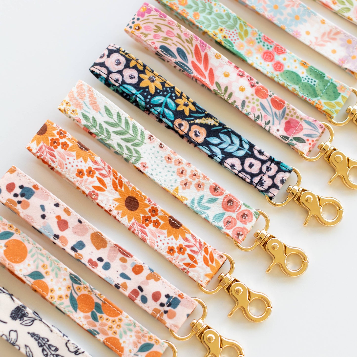 Elyse Breanne Design - Sunflower Field Wristlet Keychain Elyse Breanne Design -better made easy-eco-friendly-sustainable-gifting