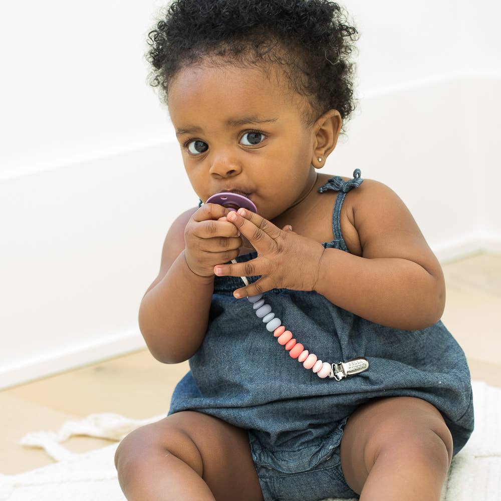 Bella Tunno - Multi Color Reds Pacifier Clip Bella Tunno -better made easy-eco-friendly-sustainable-gifting