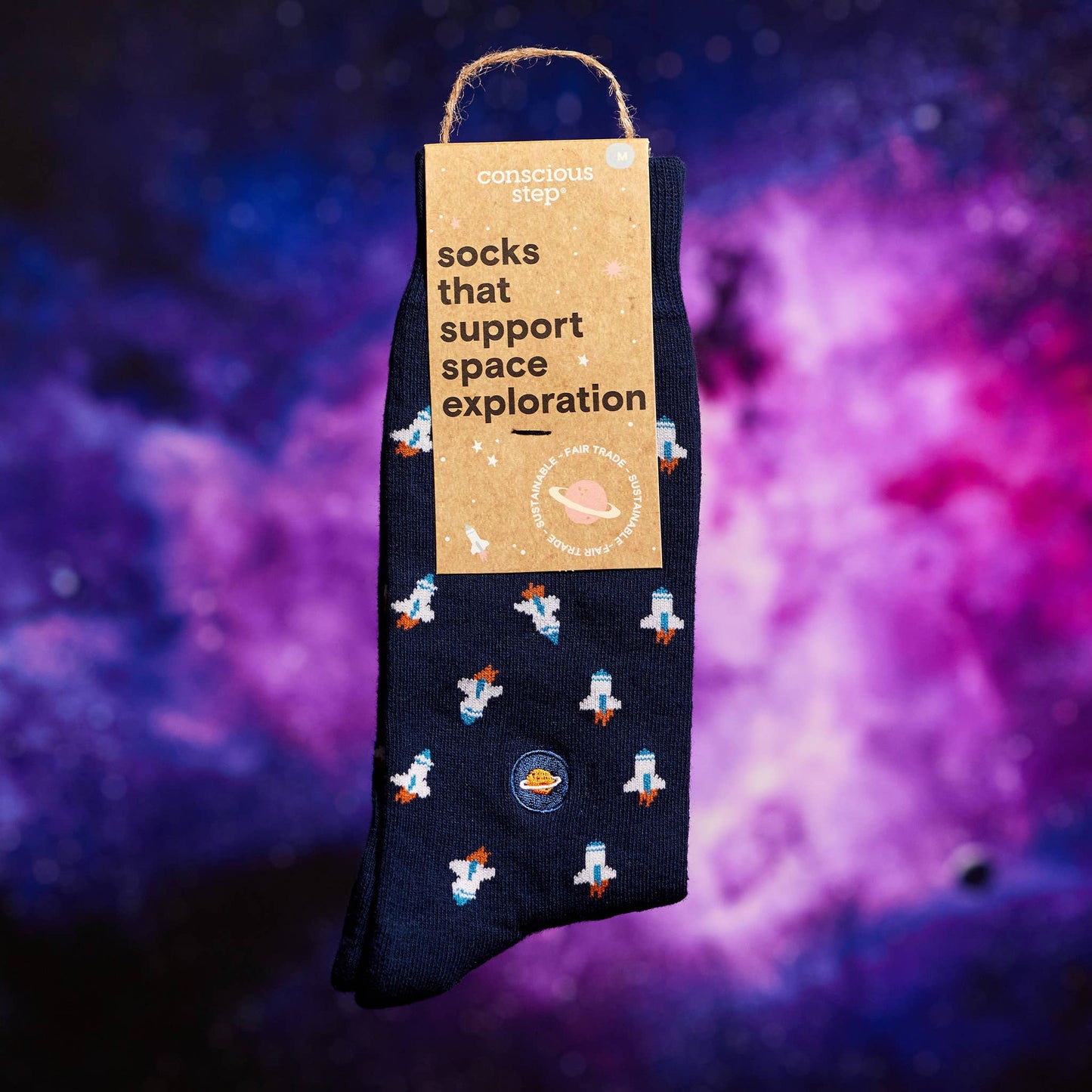 Conscious Step - Socks that Support Space Exploration Conscious Step -better made easy-eco-friendly-sustainable-gifting
