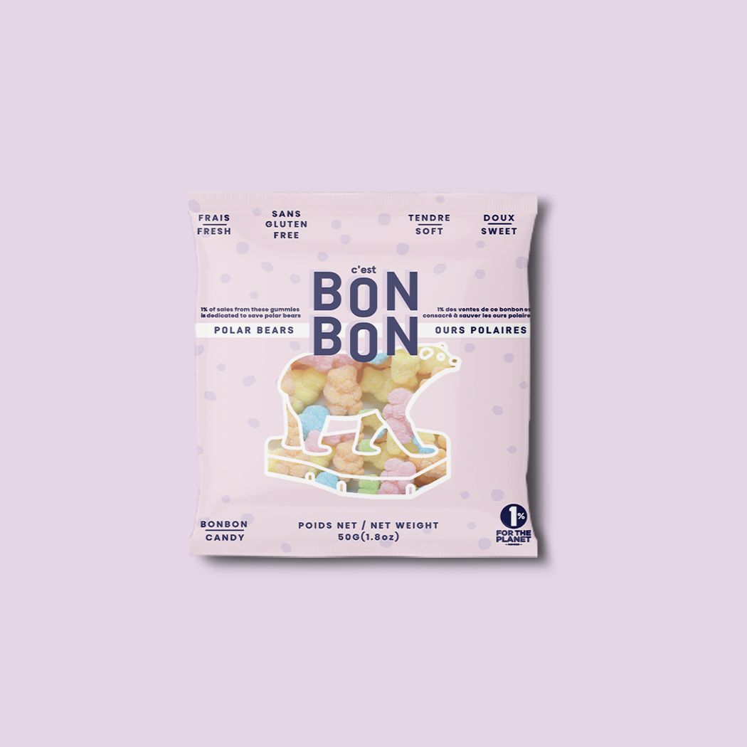 La boîte à bonbons - Polar Bears - Gummy Candies La boîte à bonbons -better made easy-eco-friendly-sustainable-gifting