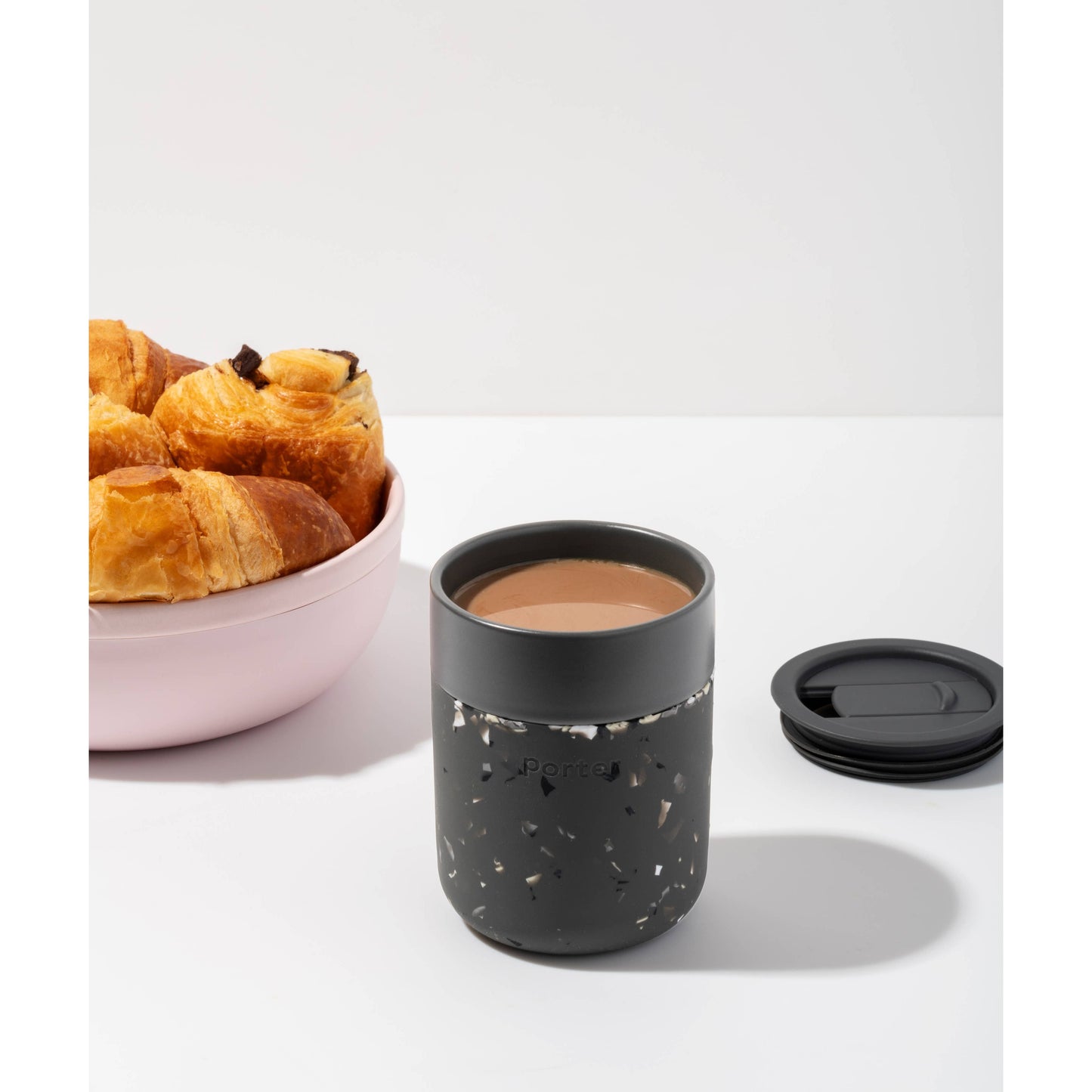 Porter Ceramic Reusable Coffee Mug 12oz - Terrazzo  W&P   -better made easy-eco-friendly-sustainable-gifting