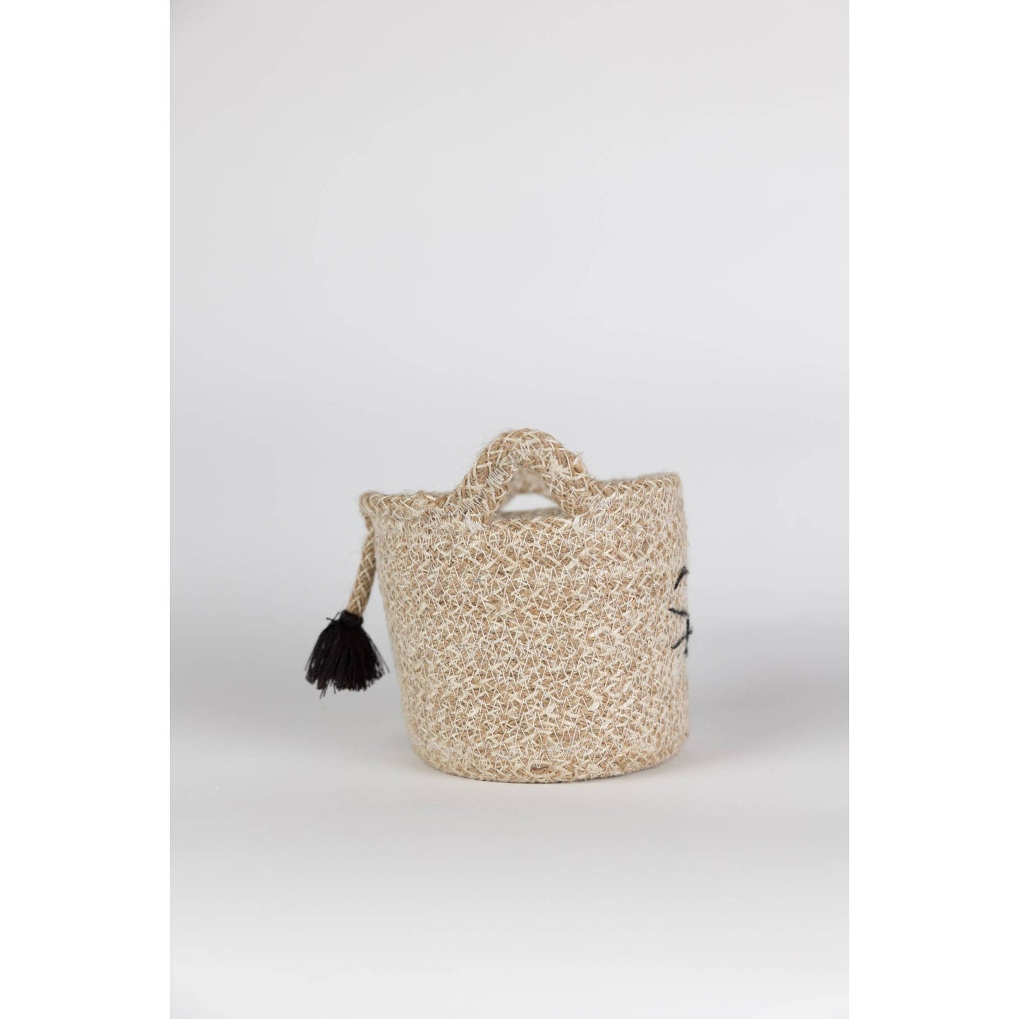 Ten Thousand Villages - Cat Face Jute Basket - Small Ten Thousand Villages -better made easy-eco-friendly-sustainable-gifting