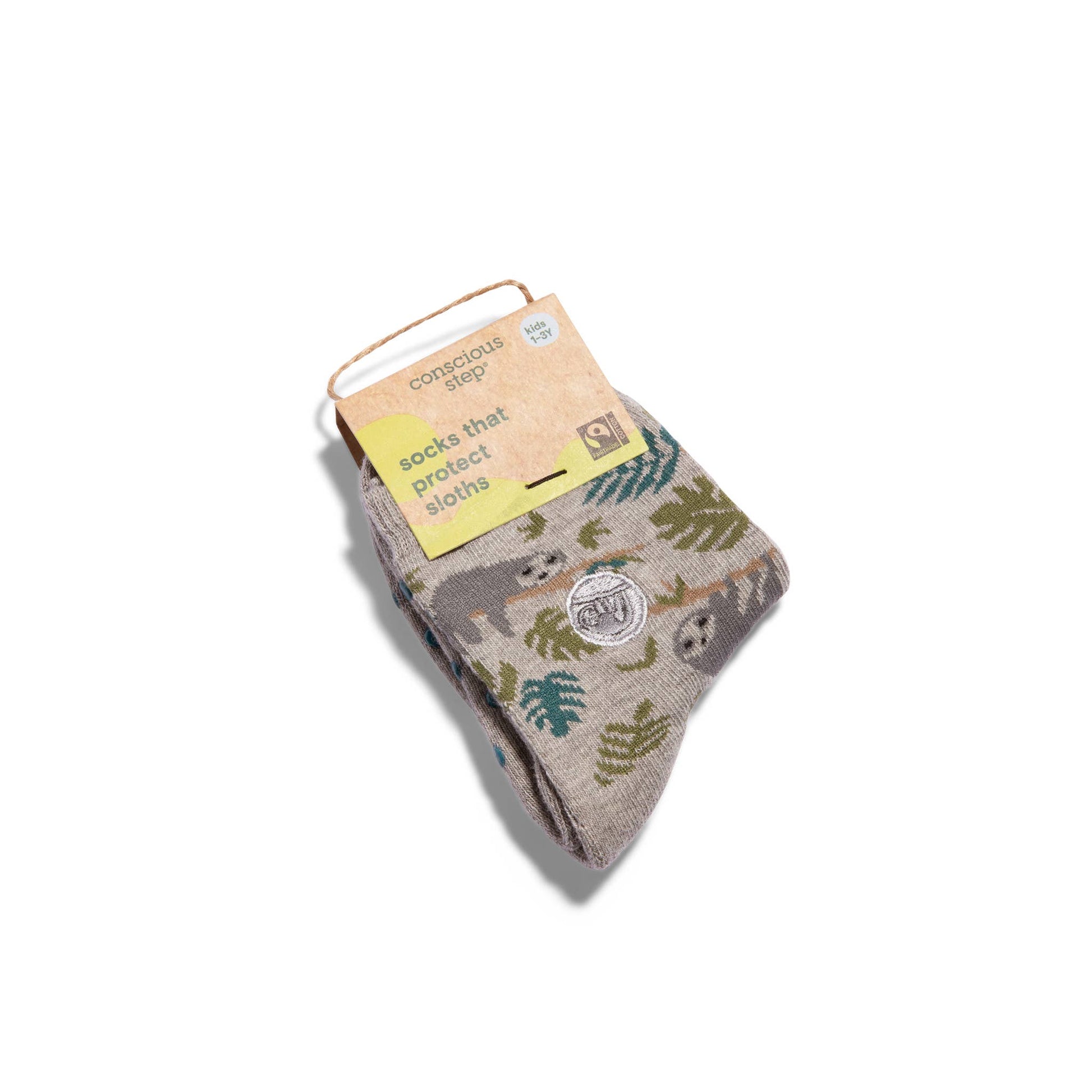 Conscious Step - Kids Socks that Protect Sloths  Conscious Step   -better made easy-eco-friendly-sustainable-gifting