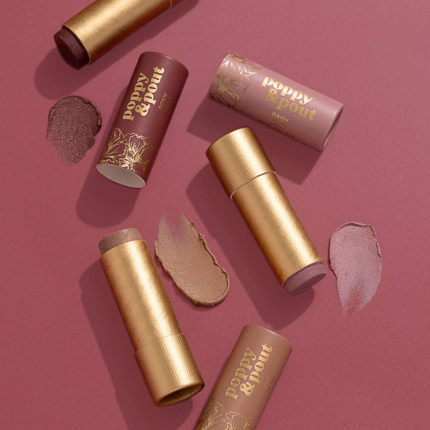 Poppy & Pout - Lip Tint, Roxie Poppy & Pout -better made easy-eco-friendly-sustainable-gifting