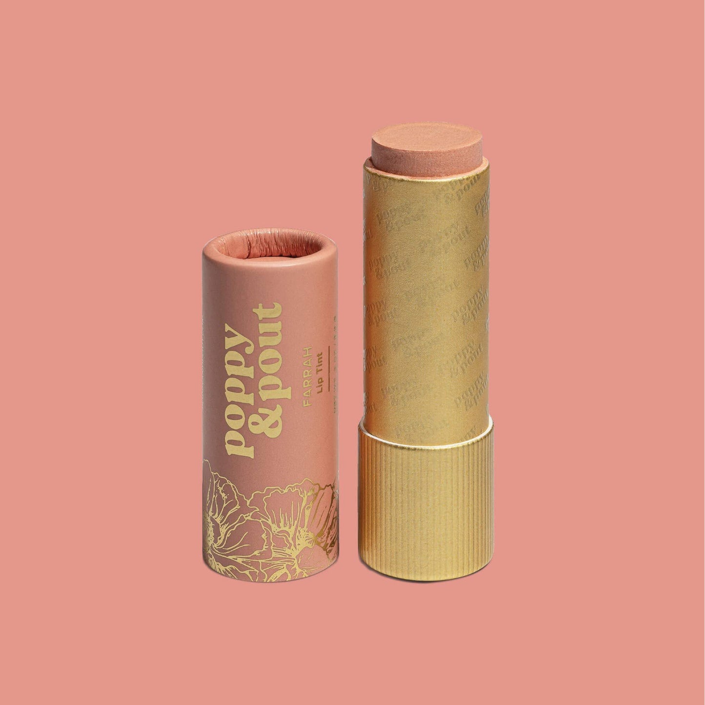 Poppy & Pout - Lip Tint, Farrah Poppy & Pout -better made easy-eco-friendly-sustainable-gifting