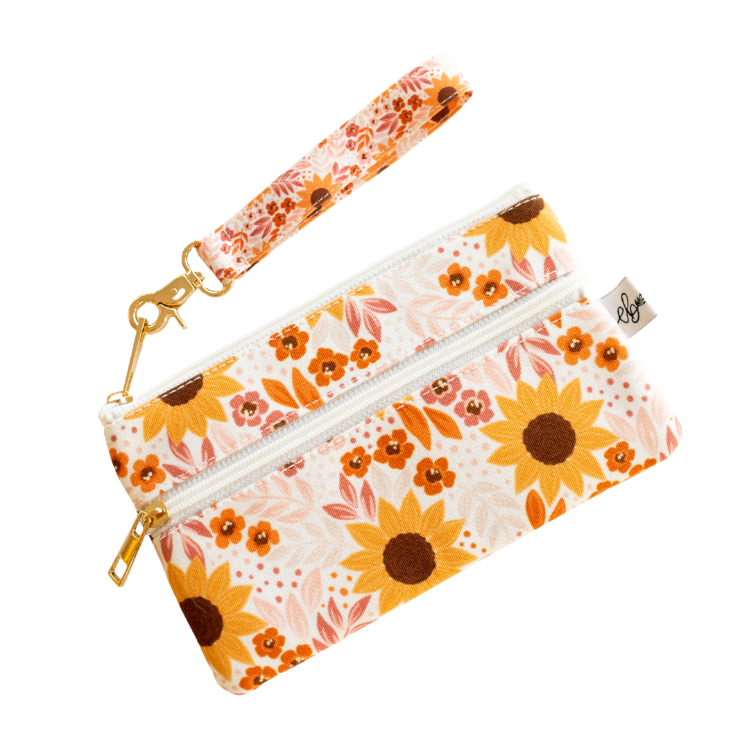 Elyse Breanne Design - Sunflower Field Wristlet Keychain Elyse Breanne Design -better made easy-eco-friendly-sustainable-gifting