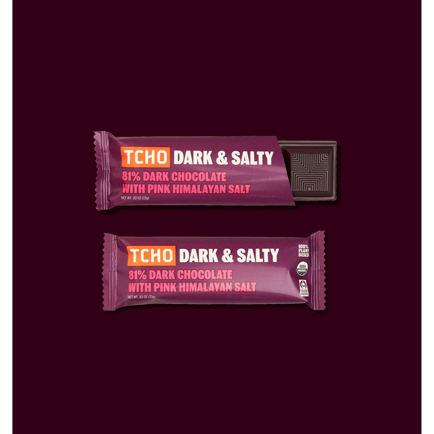 TCHO - Dark & Salty Singles TCHO -better made easy-eco-friendly-sustainable-gifting