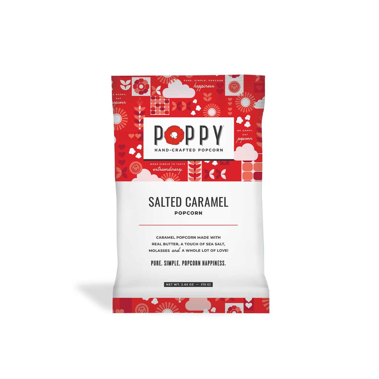 Poppy Hand-Crafted Popcorn - Salted Caramel Snack Bag Poppy Hand-Crafted Popcorn -better made easy-eco-friendly-sustainable-gifting