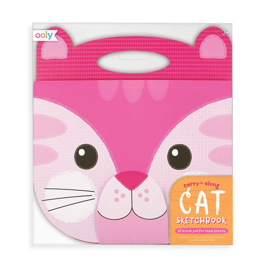 OOLY - Carry Along Sketchbook - Cat  OOLY   -better made easy-eco-friendly-sustainable-gifting