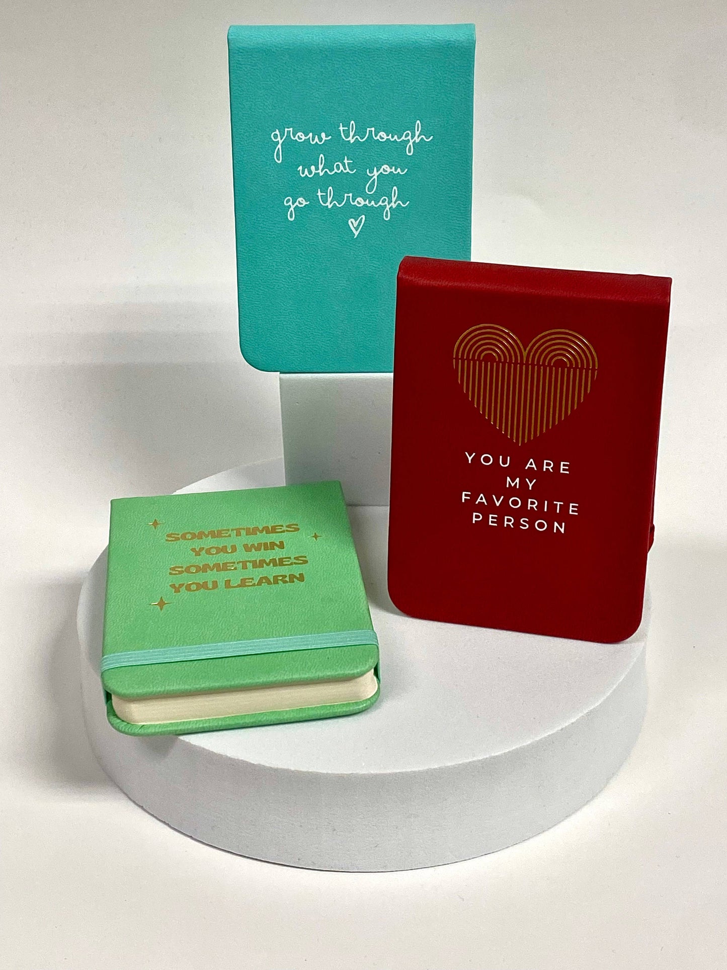 Properly Improper - Grow Through What You Go Through Leatherette Pocket Journal Properly Improper -better made easy-eco-friendly-sustainable-gifting