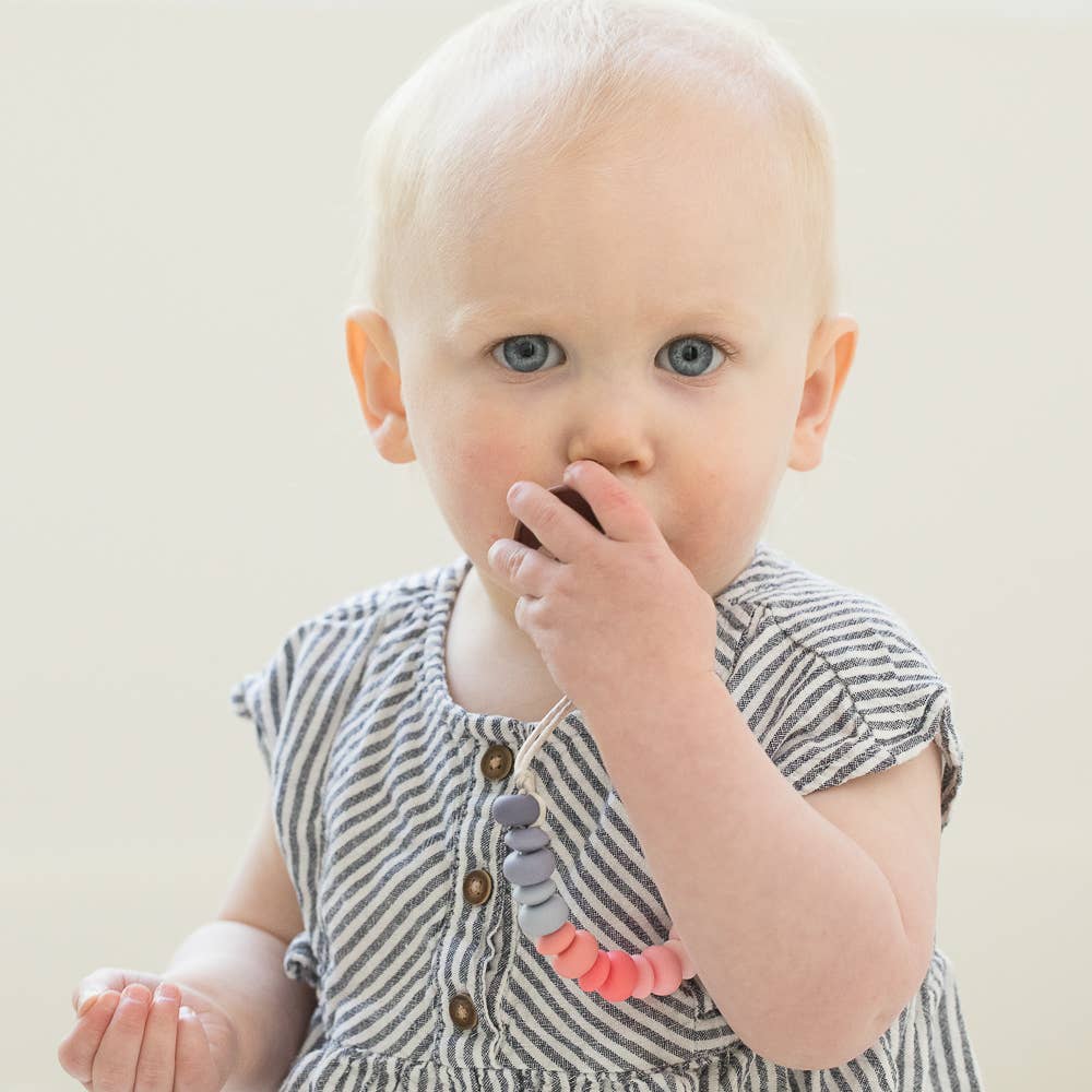 Bella Tunno - Multi Color Reds Pacifier Clip Bella Tunno -better made easy-eco-friendly-sustainable-gifting