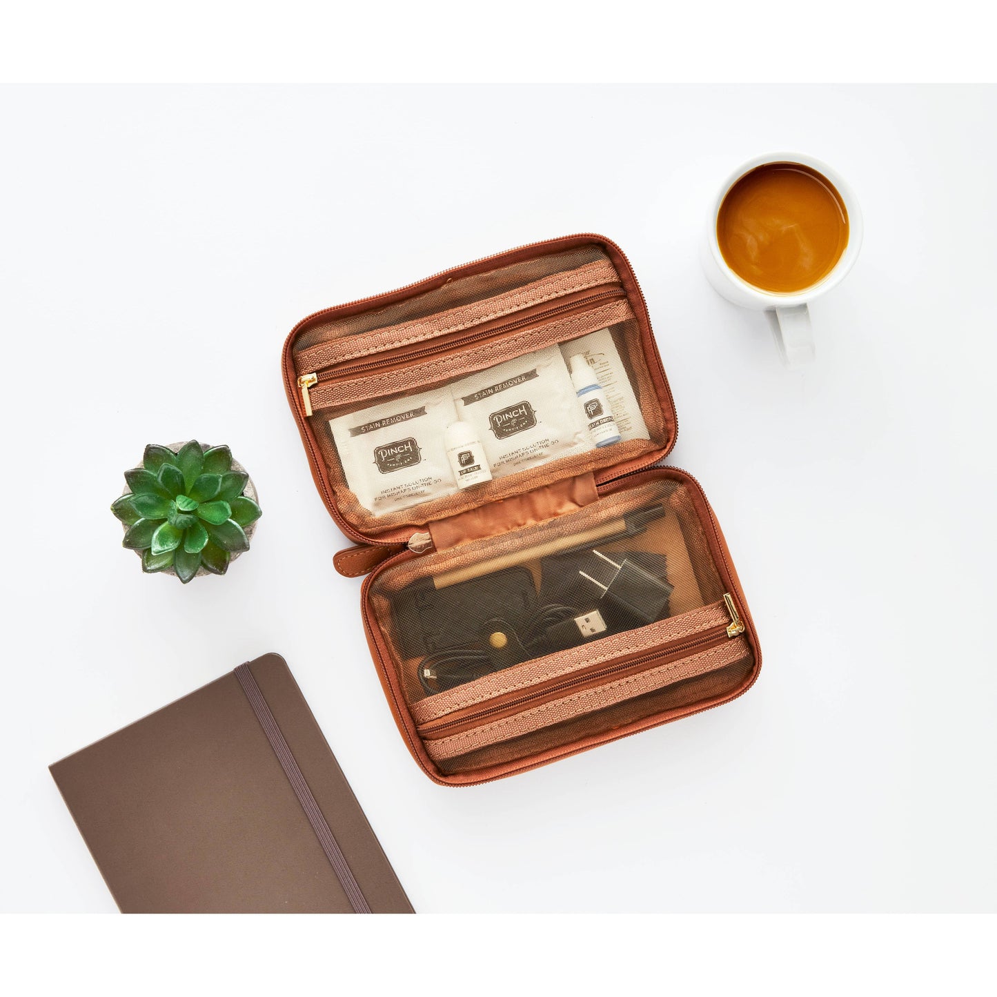 PINCH Provisions - Work from Anywhere Kit | Cognac  Pinch Provisions   -better made easy-eco-friendly-sustainable-gifting