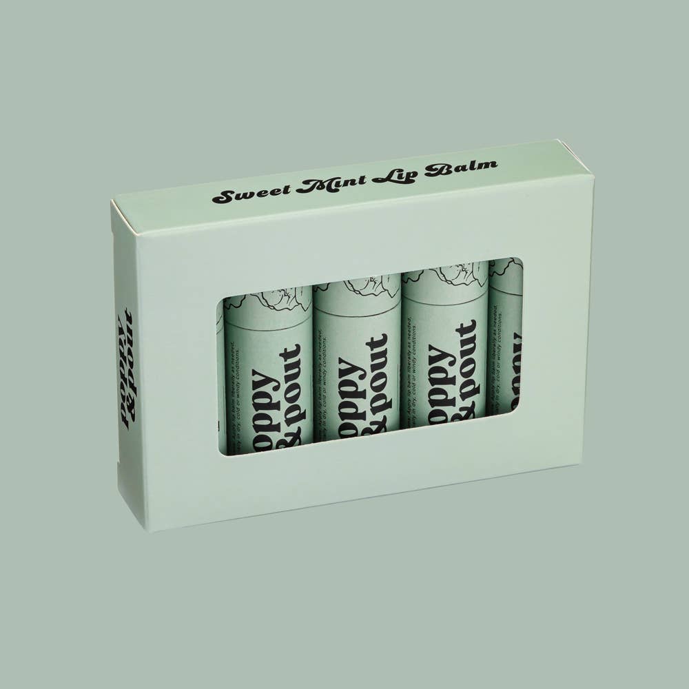 Poppy & Pout - Lip Balm, Sweet Mint Poppy & Pout -better made easy-eco-friendly-sustainable-gifting