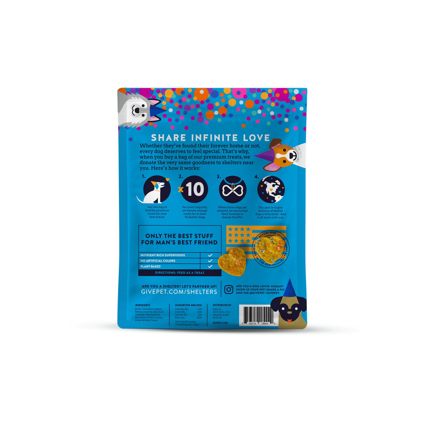 GivePet - Birthday Bash GivePet -better made easy-eco-friendly-sustainable-gifting