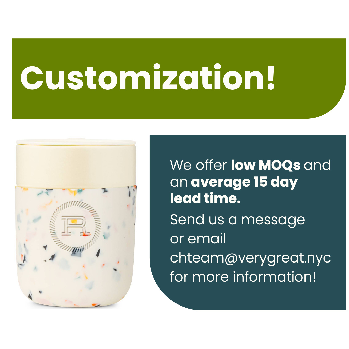 Porter Ceramic Reusable Coffee Mug 12oz - Terrazzo  W&P   -better made easy-eco-friendly-sustainable-gifting