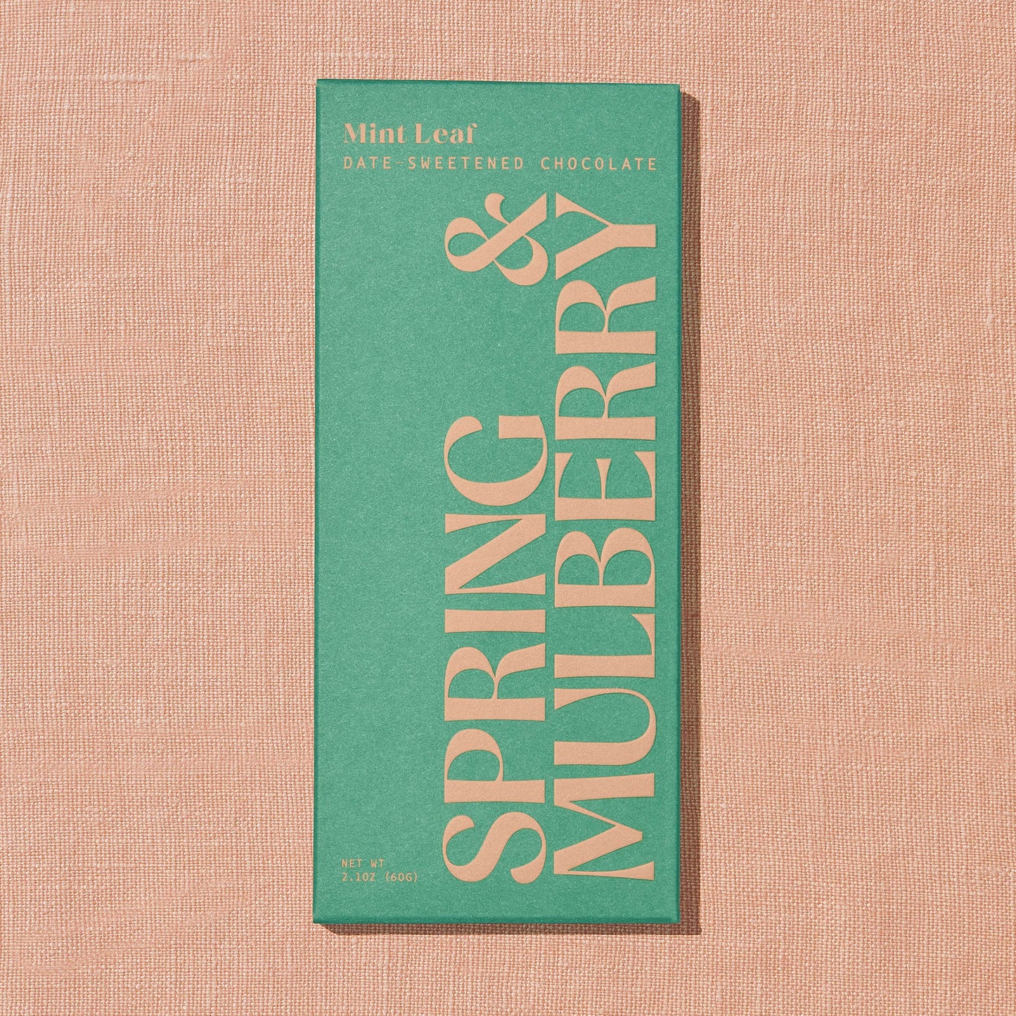 Spring & Mulberry - Mint Leaf Date-Sweetened Dark Chocolate Spring & Mulberry -better made easy-eco-friendly-sustainable-gifting