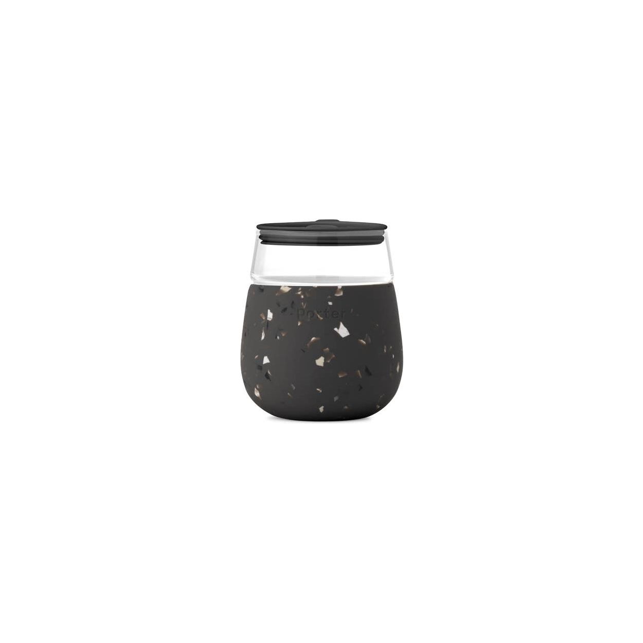 Porter Wine & Drink Glass Cup with Silicone Wrap - Terrazzo  W&P   -better made easy-eco-friendly-sustainable-gifting