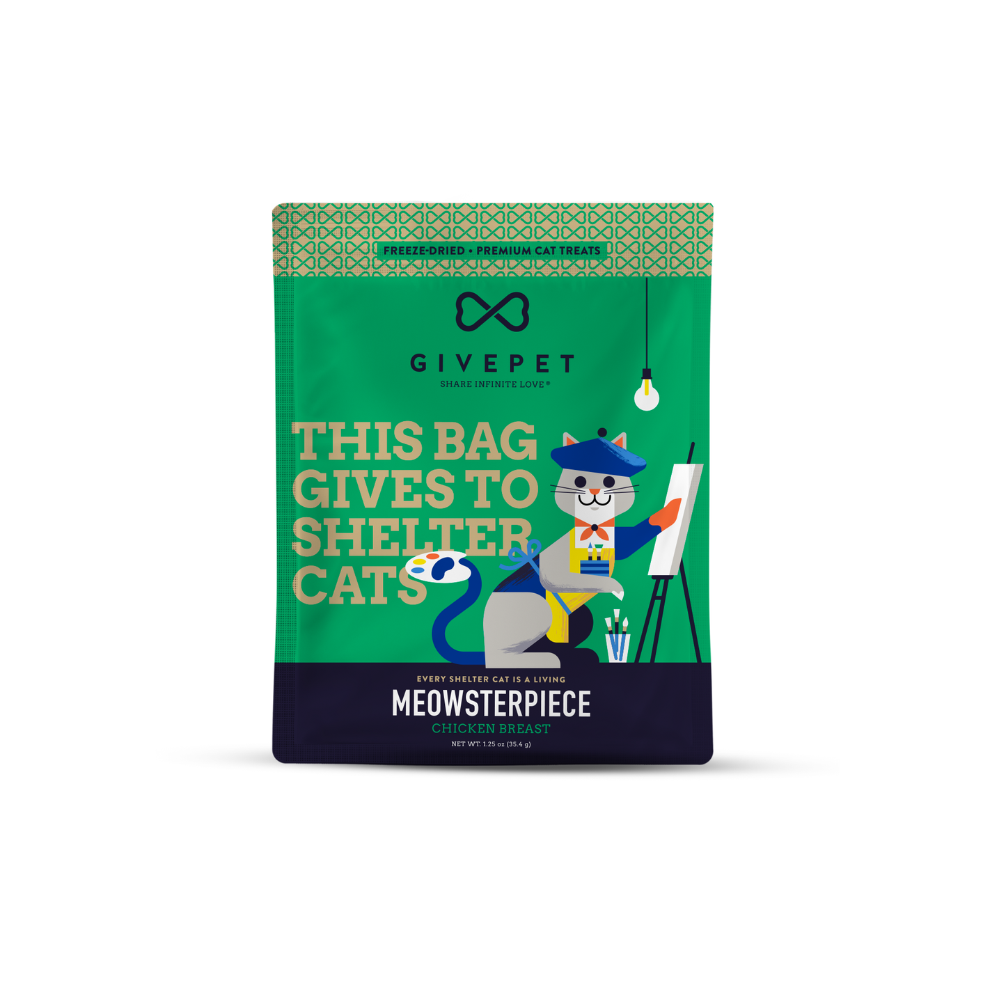 GivePet - GivePet Meowsterpiece Freeze Dried Cat Treats GivePet -better made easy-eco-friendly-sustainable-gifting