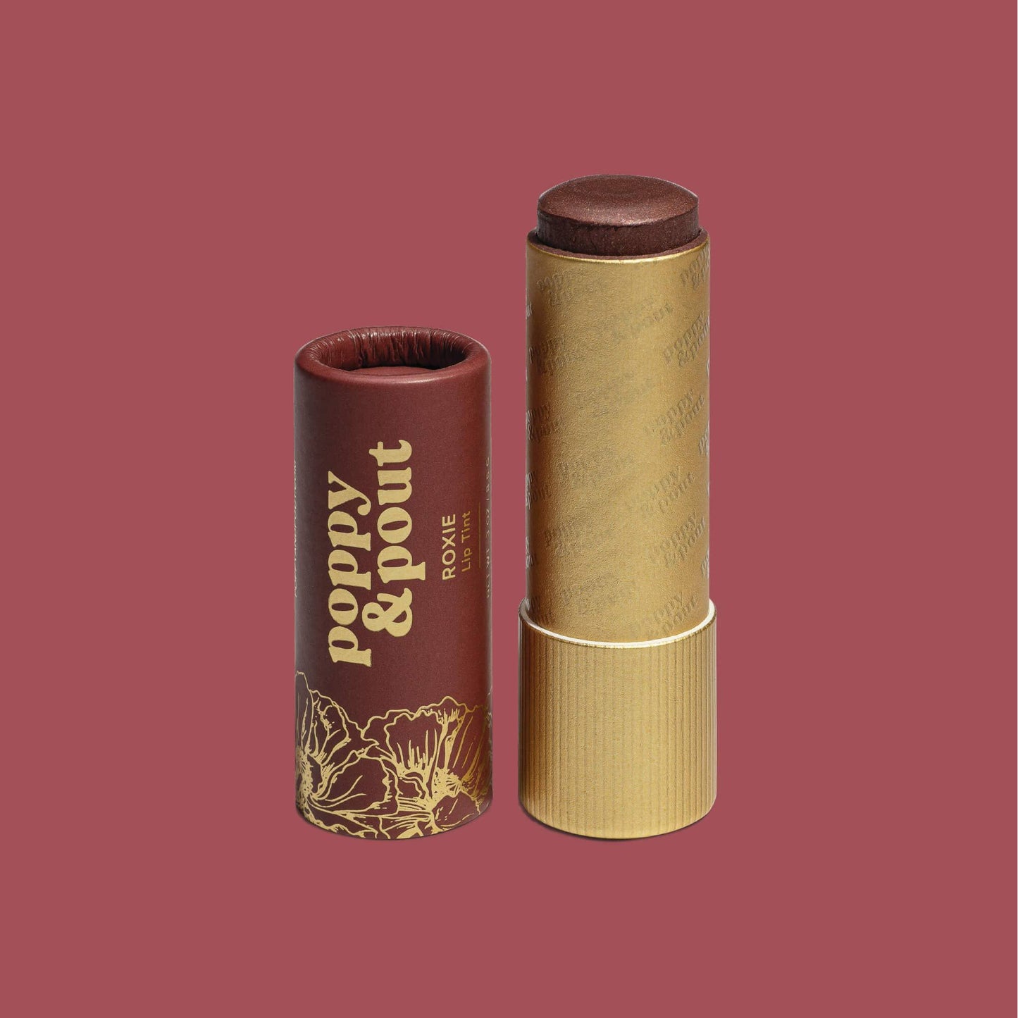 Poppy & Pout - Lip Tint, Roxie Poppy & Pout -better made easy-eco-friendly-sustainable-gifting