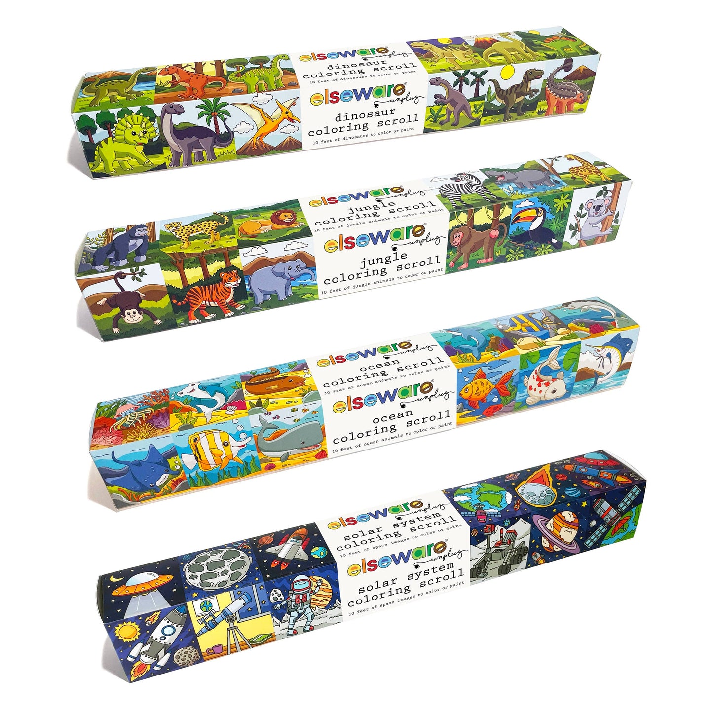 eco-kids - Coloring Scrolls - Solar System eco-kids / elseware unplug -better made easy-eco-friendly-sustainable-gifting