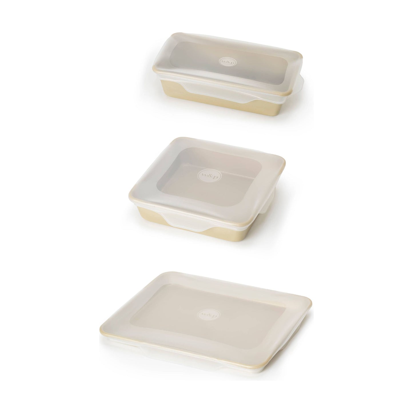 FINAL SALE - Reusable Silicone Stretch Baking Lids - Set of 3 W&P -better made easy-eco-friendly-sustainable-gifting