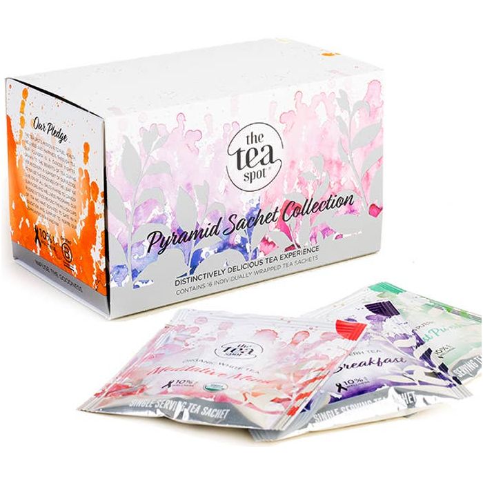 The Tea Spot - Pyramid Sachet Tea Collection The Tea Spot -better made easy-eco-friendly-sustainable-gifting