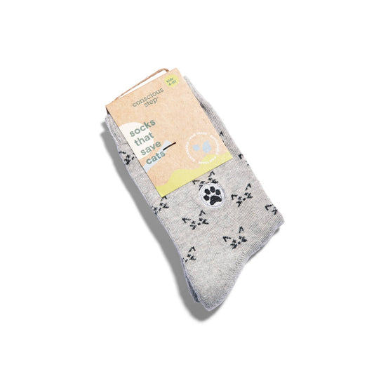 Conscious Step - Kids Socks that Save Cats  Conscious Step Preschool  -better made easy-eco-friendly-sustainable-gifting