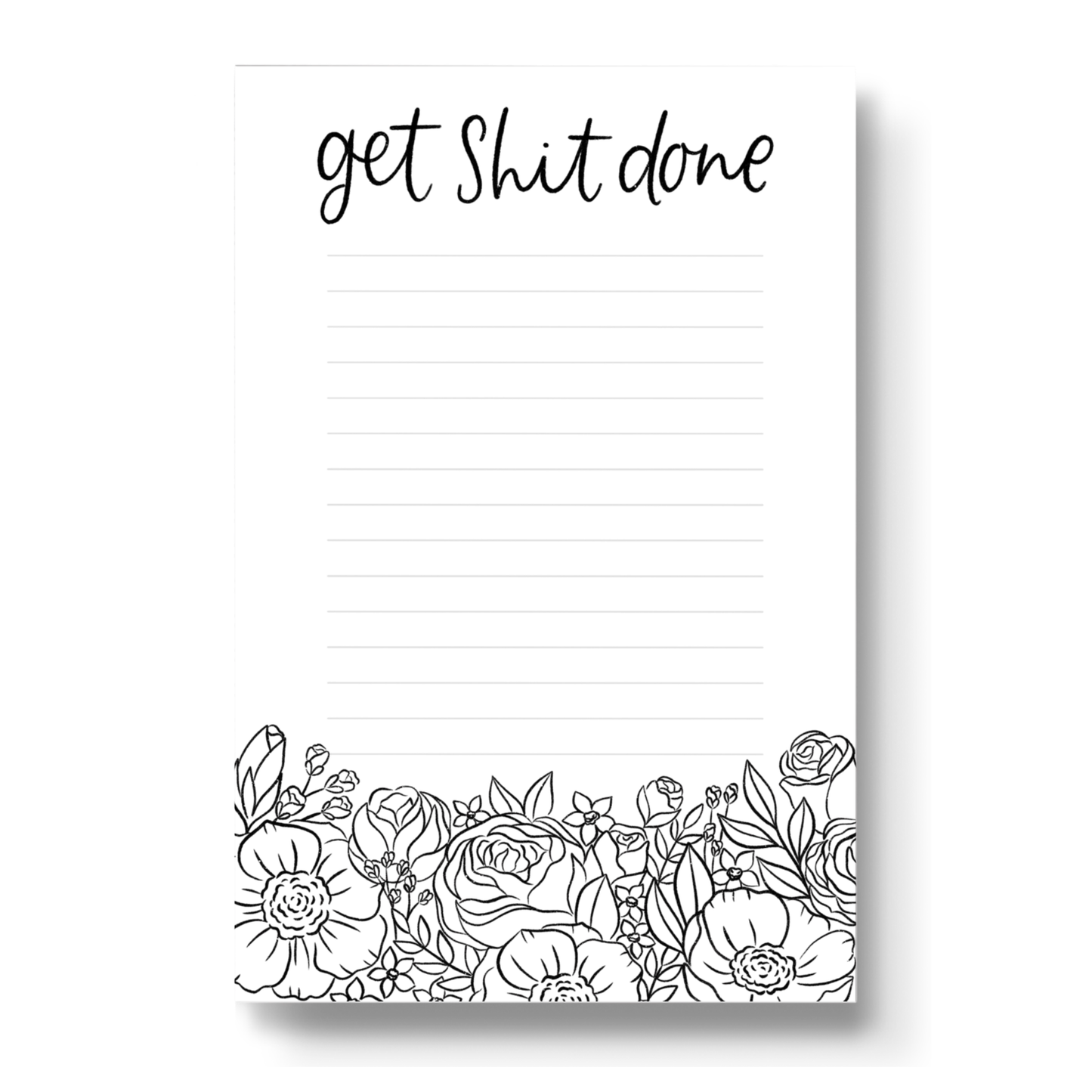 Elyse Breanne Design - Get Shit Done Extra Large Post-It® Notes 4x6 in. Elyse Breanne Design -better made easy-eco-friendly-sustainable-gifting