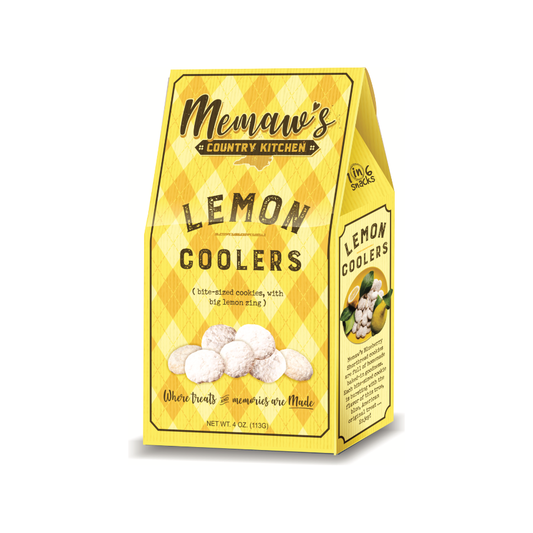 Memaw's Lemon Coolers Cookies 1 in 6 Snacks- Carolina Kettle chips- Rustic Roots -better made easy-eco-friendly-sustainable-gifting
