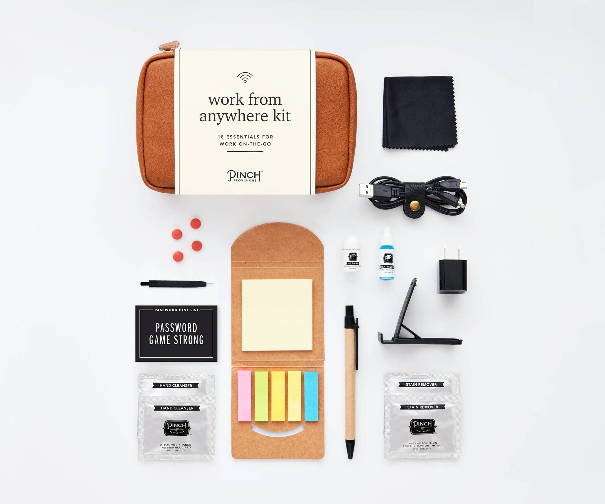 PINCH Provisions - Work from Anywhere Kit | Cognac  Pinch Provisions   -better made easy-eco-friendly-sustainable-gifting