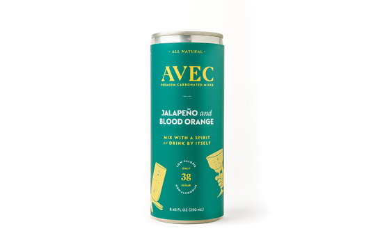 AVEC - AVEC Jalapeño & Blood Orange — Natural Sparkling Drink - 0% ABV  AVEC   -better made easy-eco-friendly-sustainable-gifting